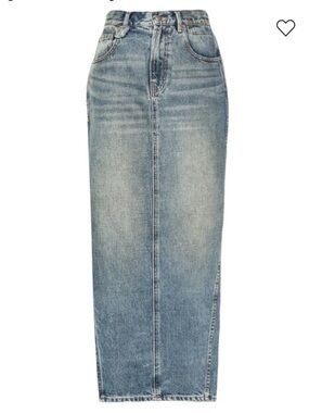 R13 Side Slit Skirt